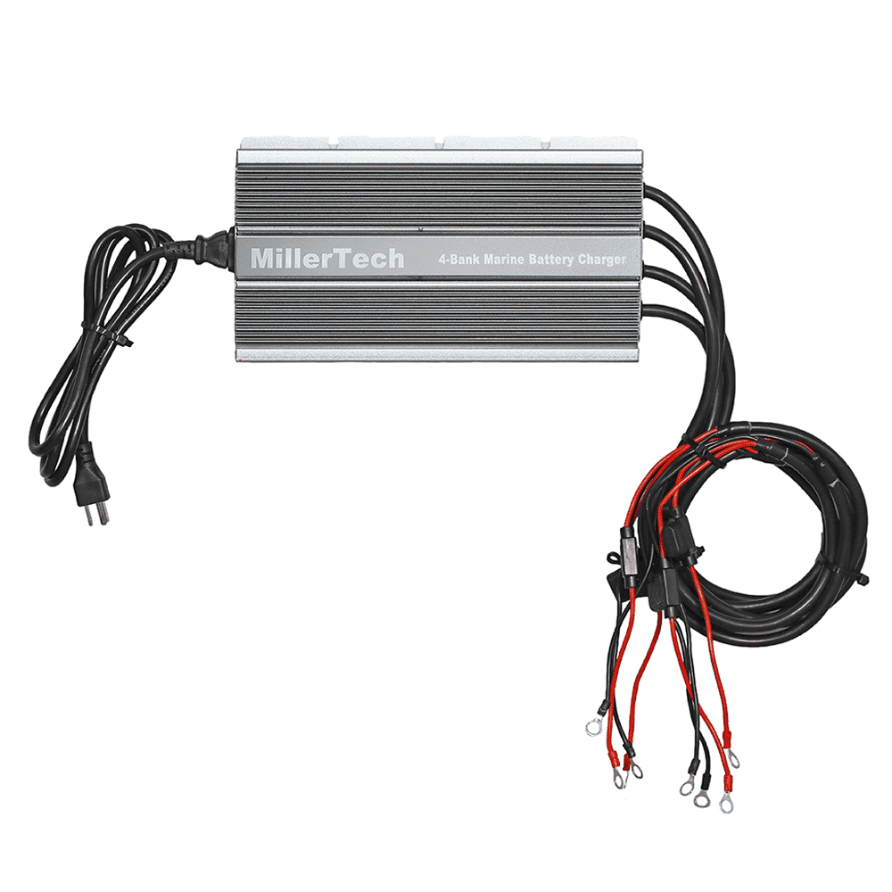 Marine 4-Bank LiFePo4 Lithium Charger