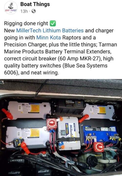 boat things millertech minn kota endorsement