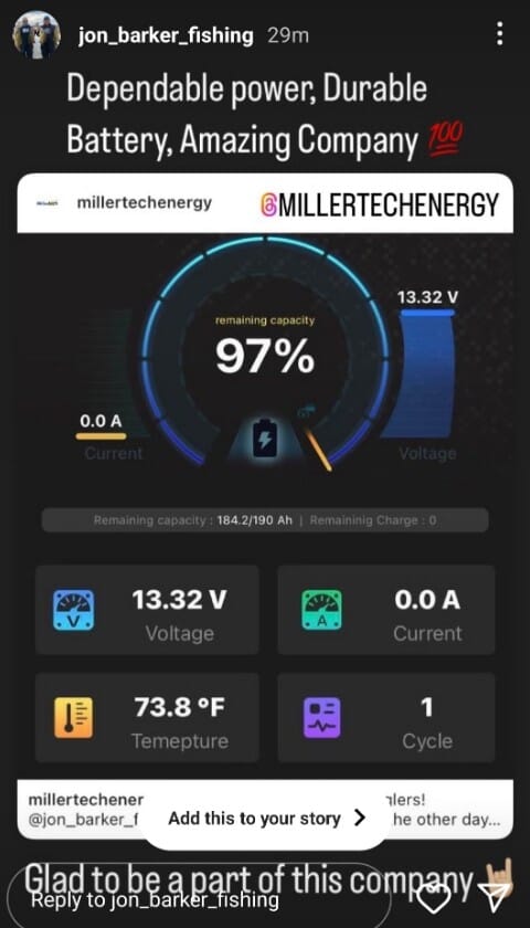 jon barker millertech battery app review