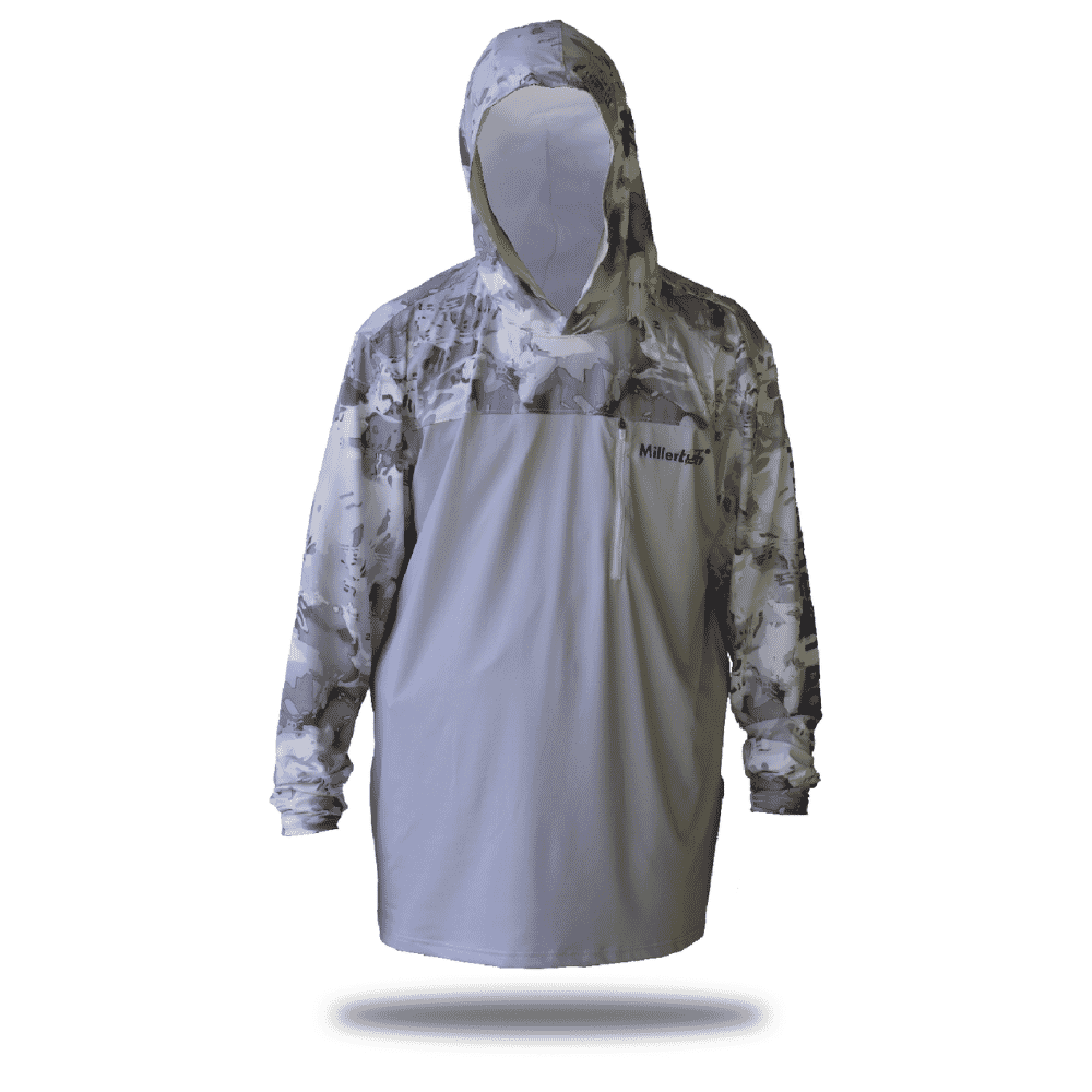 Millertech Hooded Fishing Shirt front view