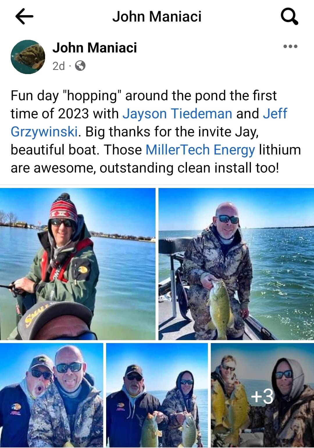 John maniaci millertech product endorsement