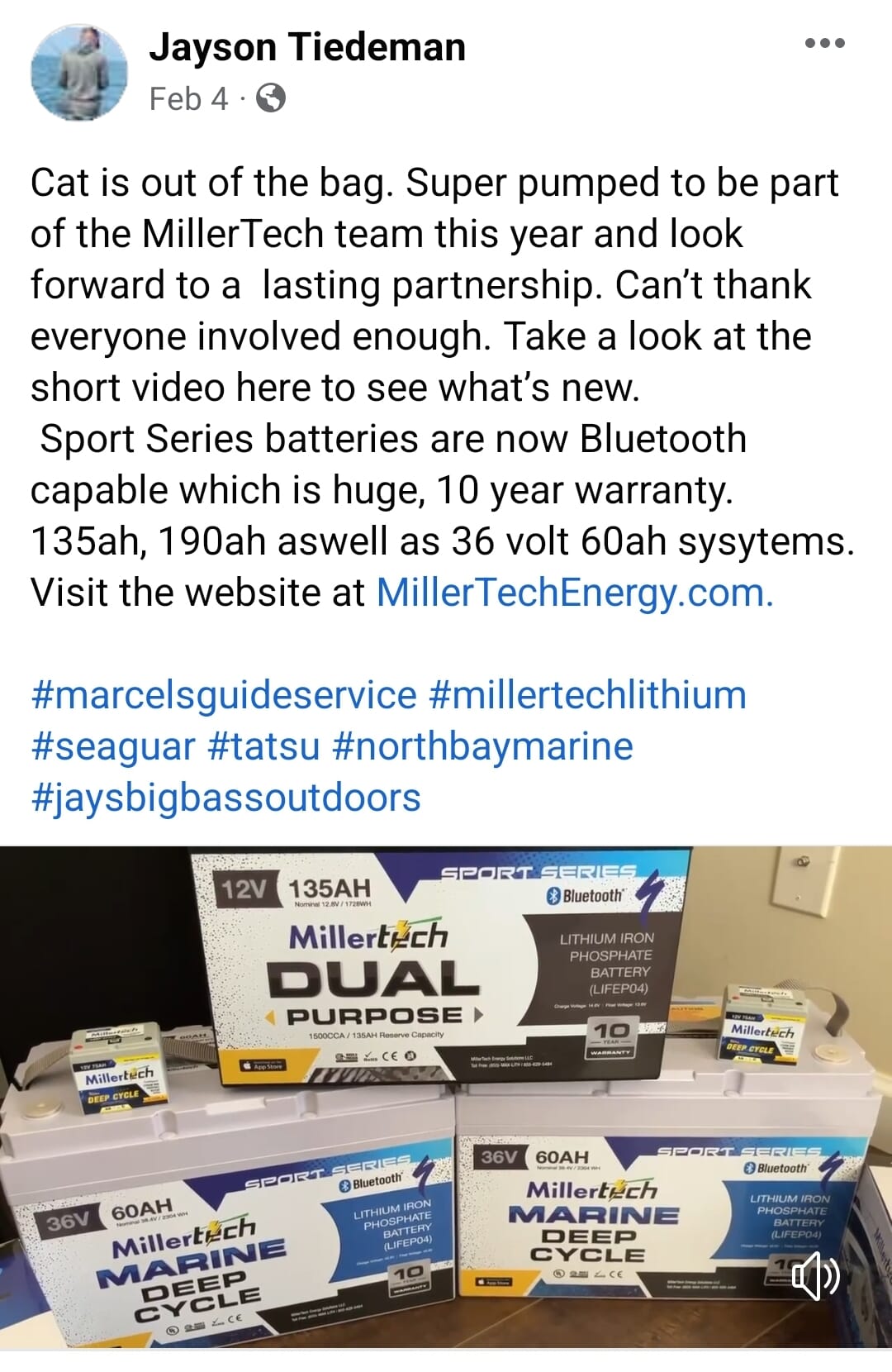 jayson tiedeman millertech product review