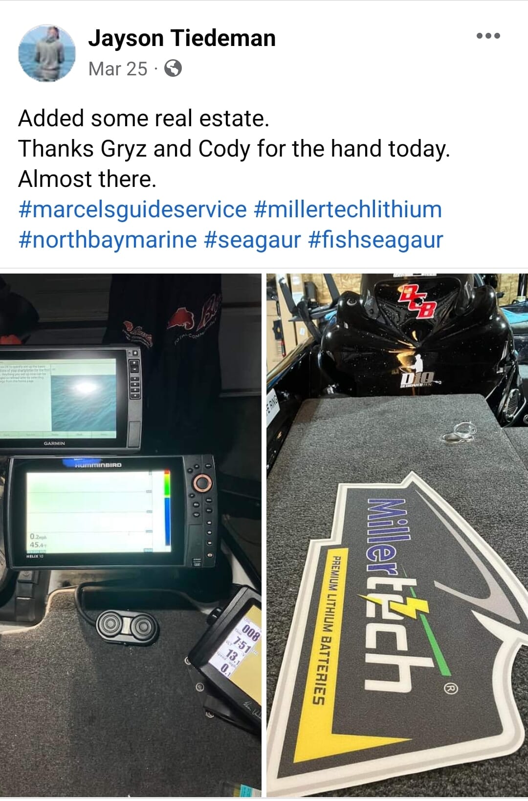 jayson tiedeman millertech endorsement