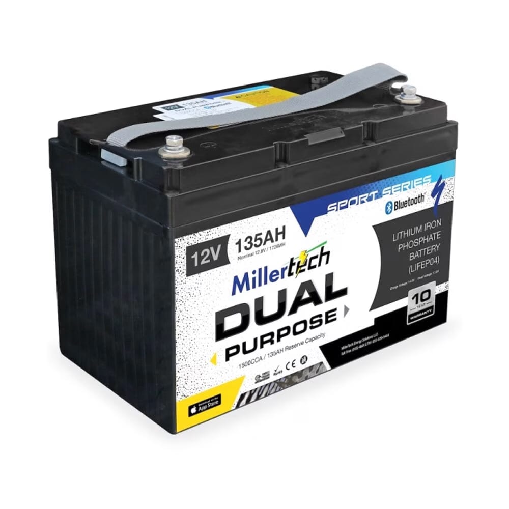 12V 135AH Millertech Dual purpose battery