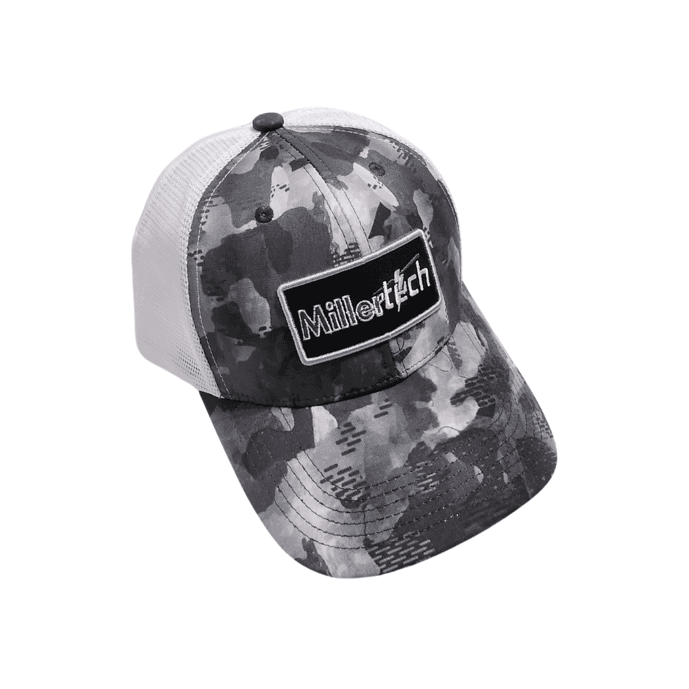 Dark Gray Camo Hat topdown