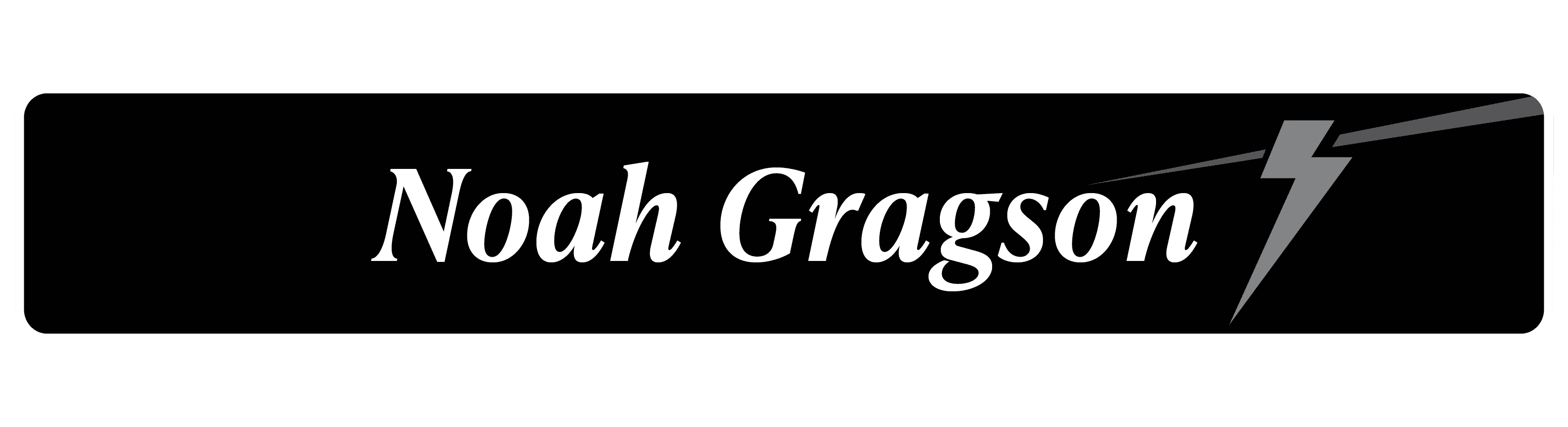 Noah Gragson nameplate element