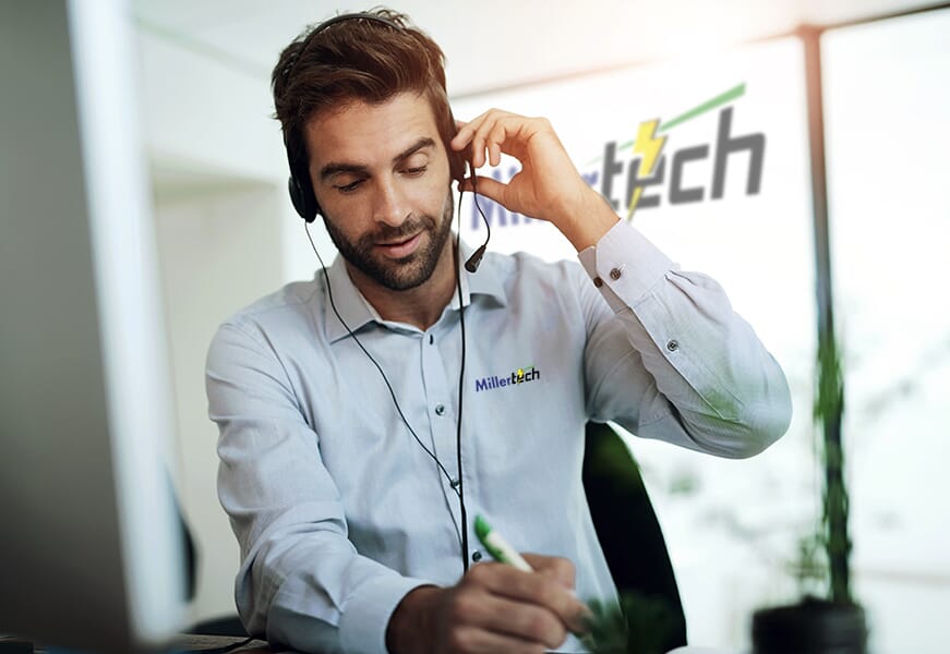 Small Customer service graphic element