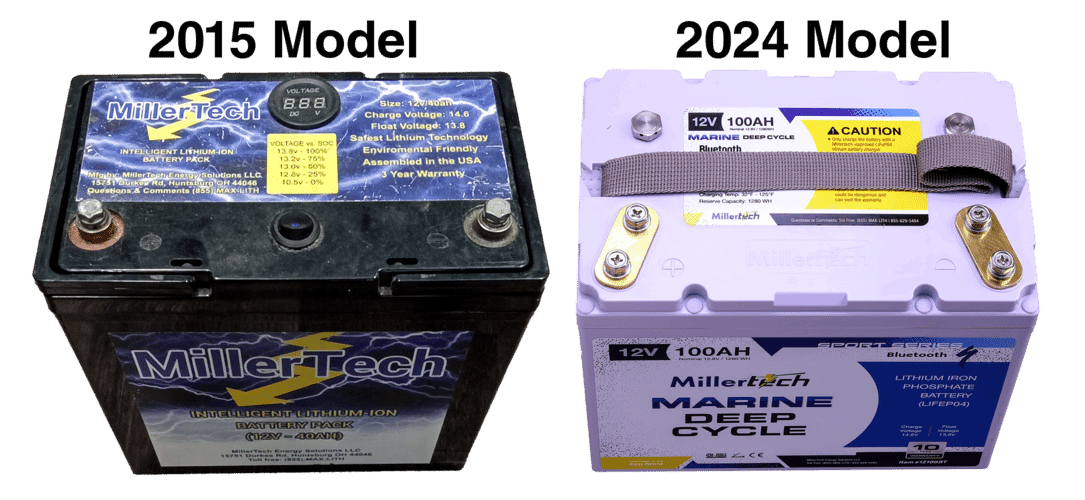 2015 to 2024 MillerTech battery comparison
