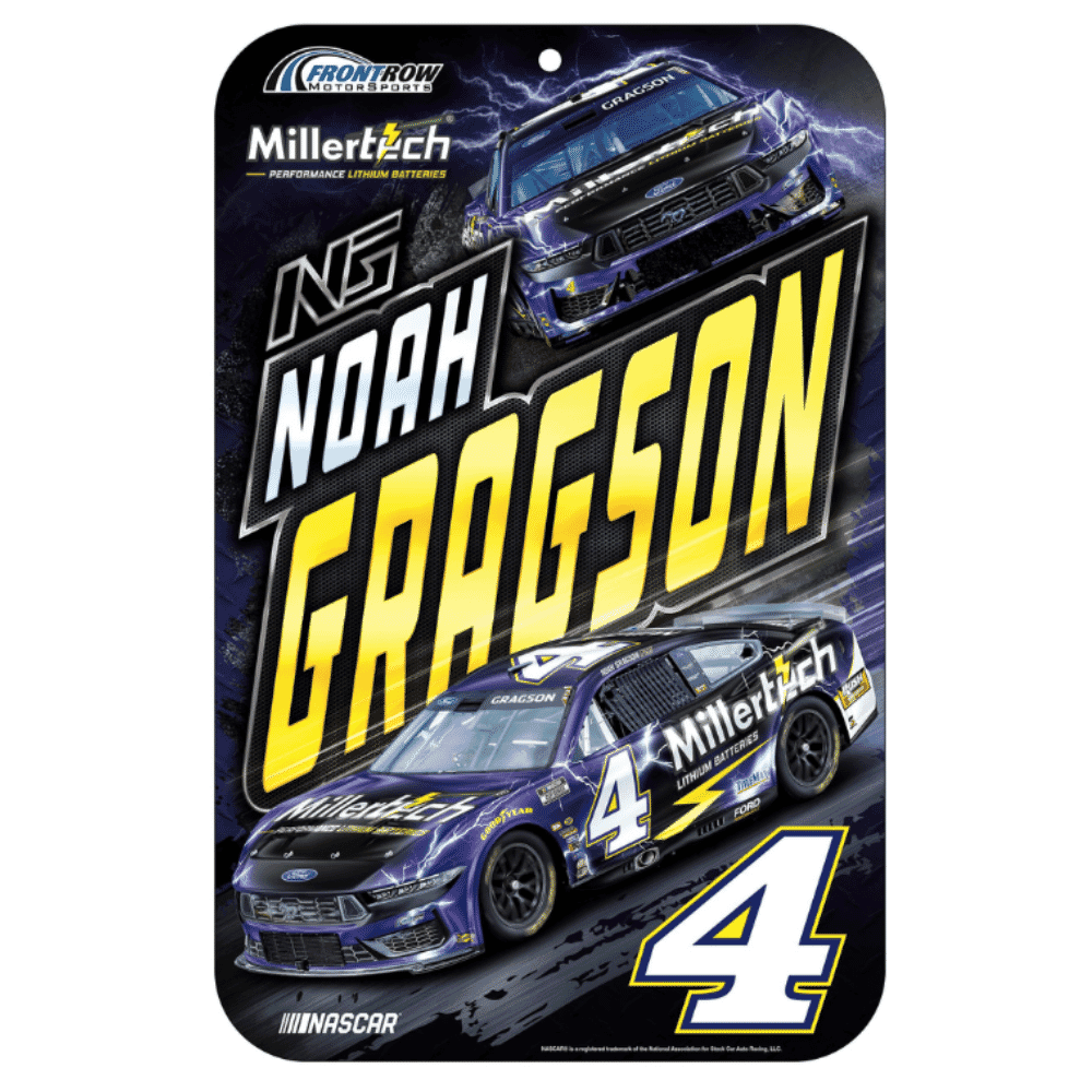Noah Gragson #4 hanging decal