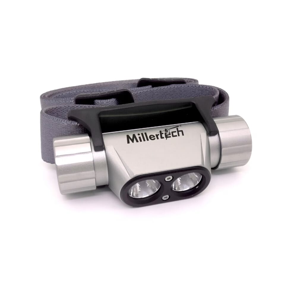 Mighty Mini Aluminum Silver Headlamp w/Lithium Battery