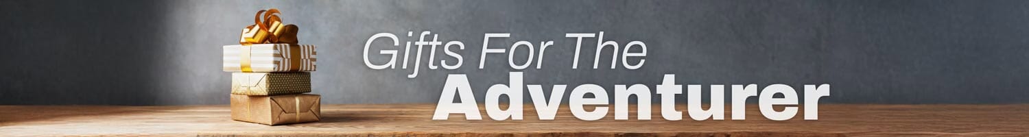 gifts for the adventurer banner element