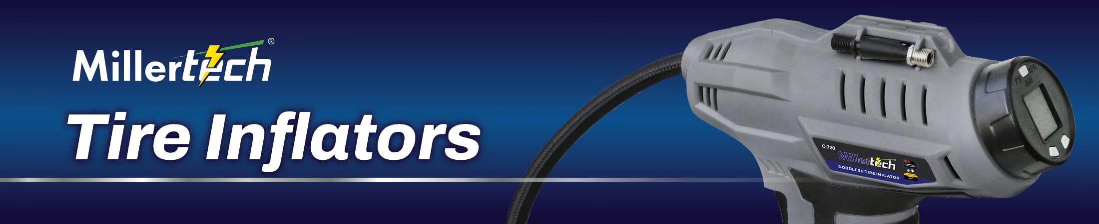 Millertech Tire inflators banner