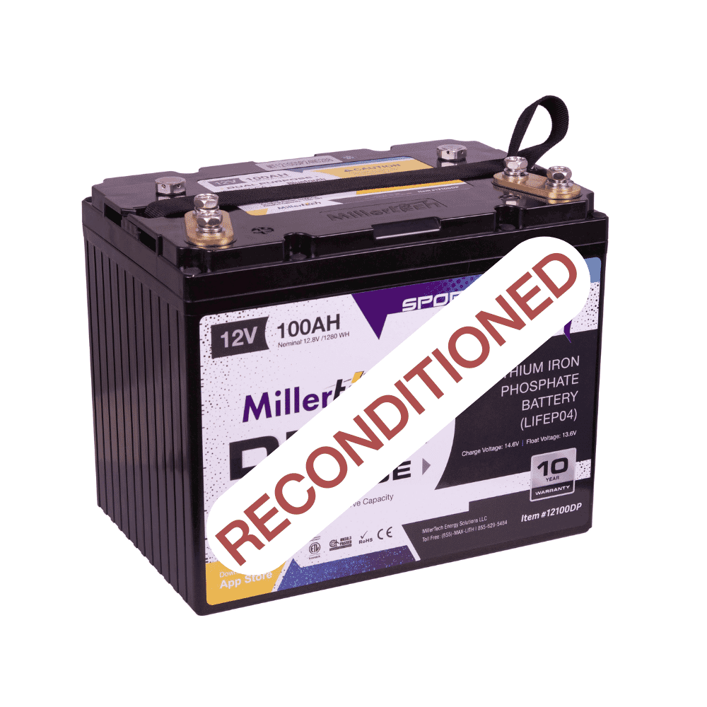 **Reconditioned**12V 100AH Sport Series Starting Battery Group Size 24