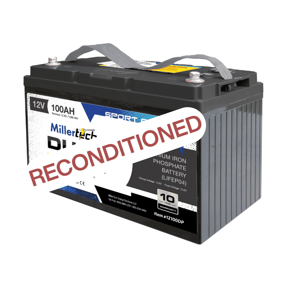**RECONDITIONED** 12V 100AH Dual Purpose Sport Series Group 31 Battery