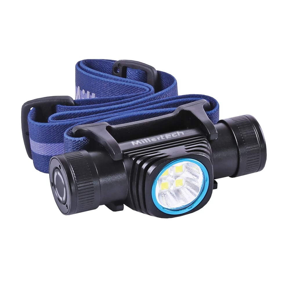 Model 564 THE QUAD Rechargeable LED Millertech Headlamp - Millertech